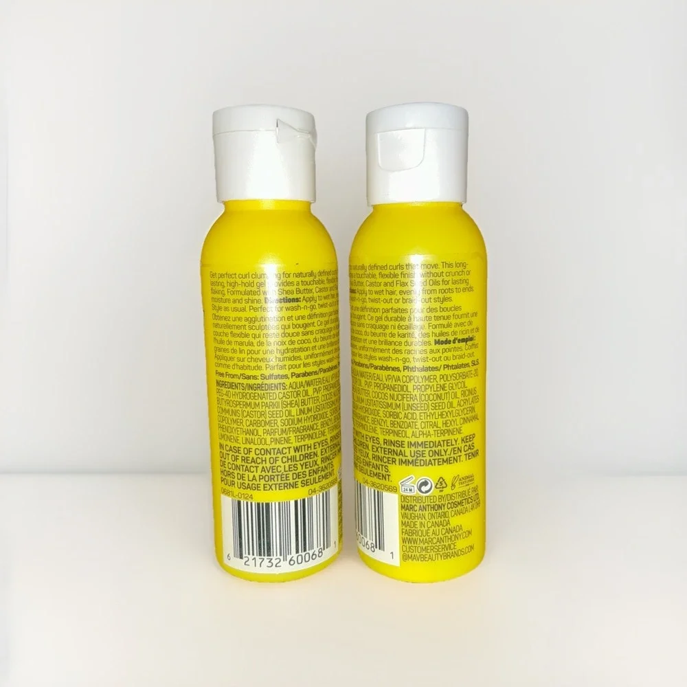 2X MARC ANTHONY Strictly Curls Define & Hold Flex Gel 1.7 FL OZ Each NWOB